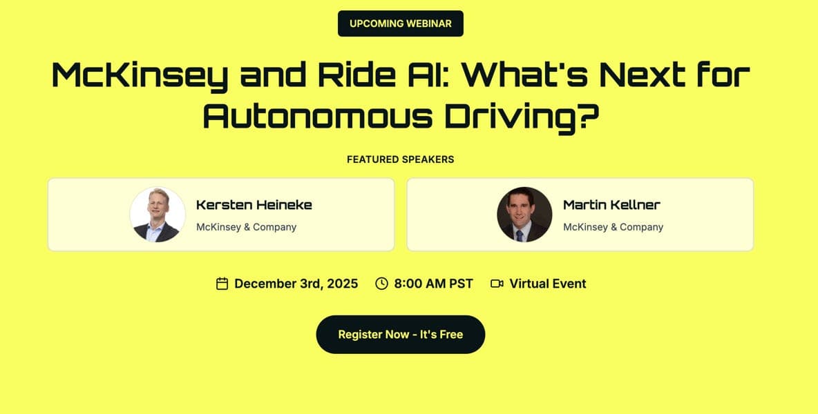 🚨 Two Big Ride AI Updates for December 3rd